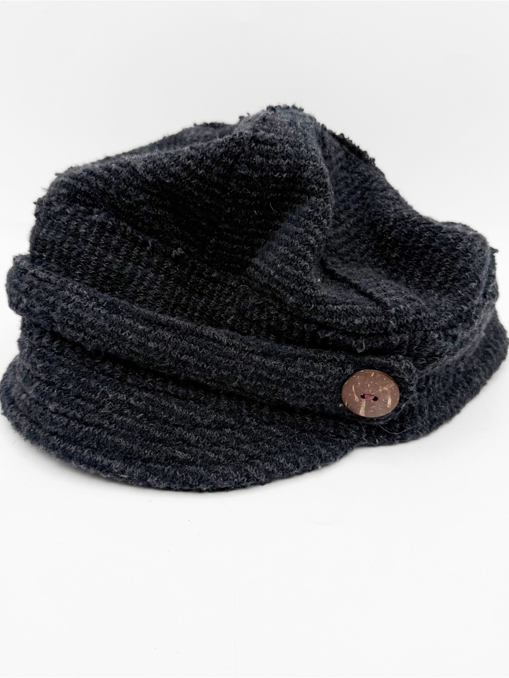 Gypsy & Loic Knit Beanie Hat dark gray